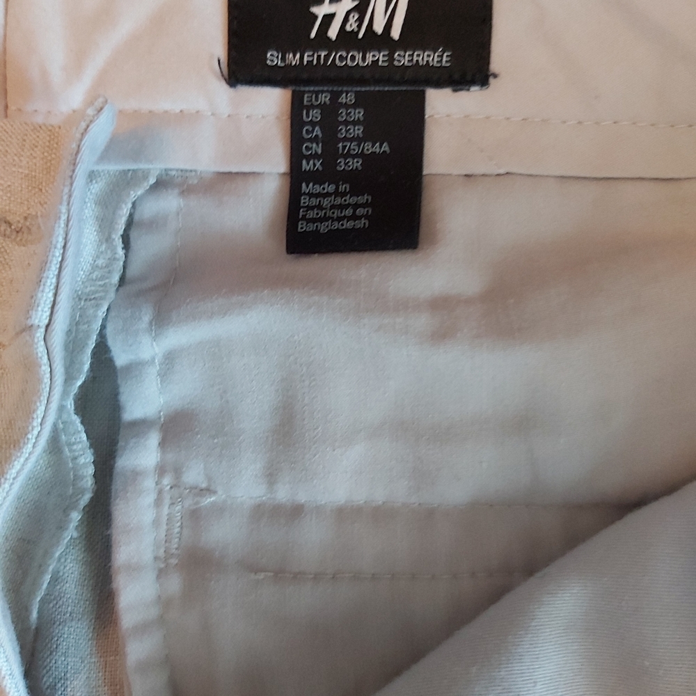 Men's H&M LINEN PANTS